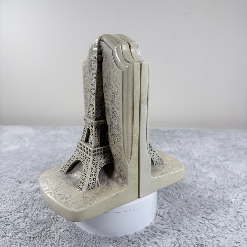 Eiffel Tower Bookends TMS 2002 4×4×7.25" 3 Lbs Each